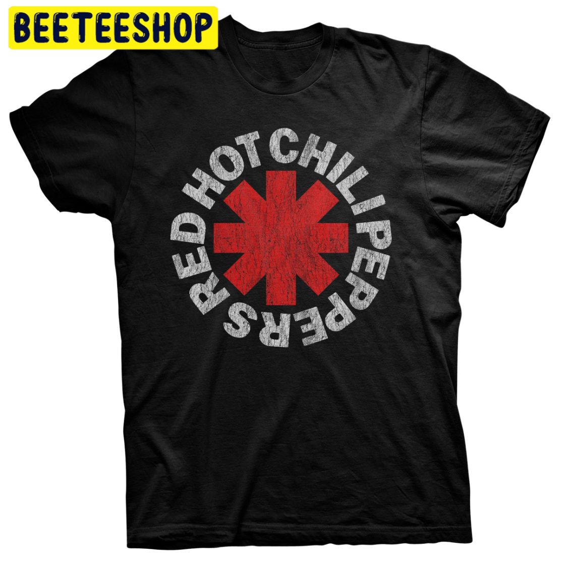 Red Hot Chili Peppers Distressed Logo Rock Trending Unisex Shirt