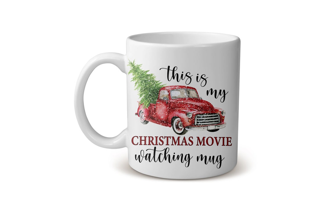 Red Truck With Christmas Tree Mug