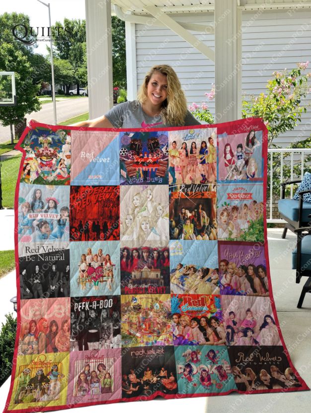 Red Velvet  Albums Quilt Blanket