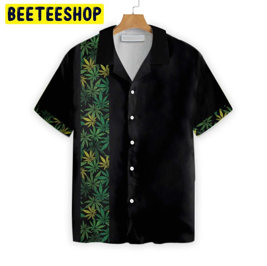 Retro Cannabis Marijuana Trending Hawaiian Shirt