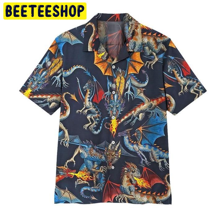 Retro Dragon Trending Hawaiian Shirt