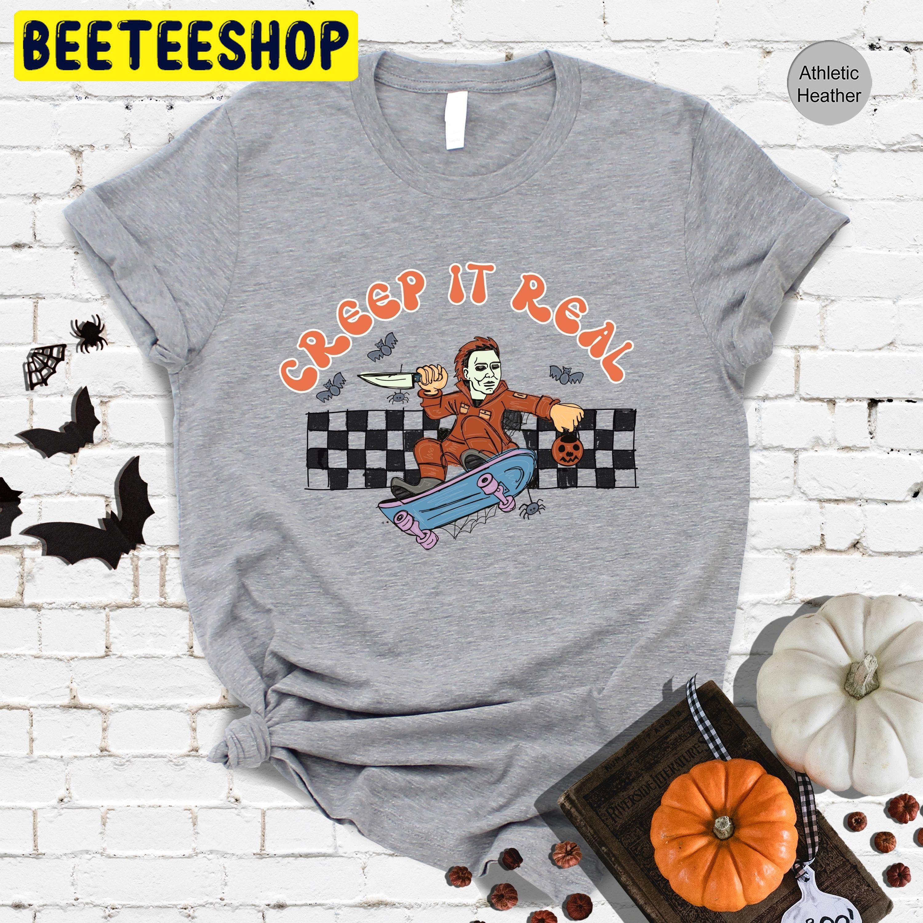 Retro Halloween Creep It Real Michael Myers Trending Unisex Shirt