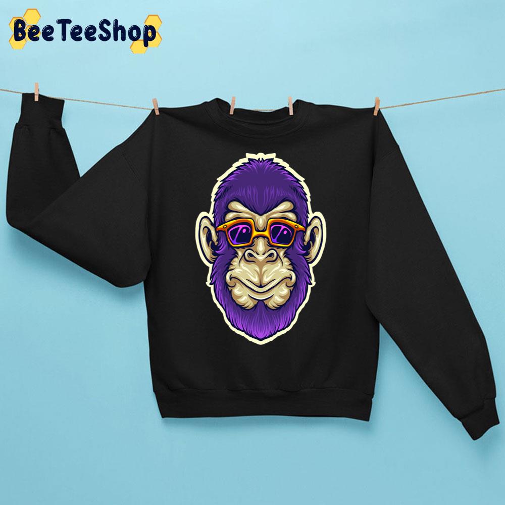 Retro Hit Monkey Face Trending Unisex Sweatshirt