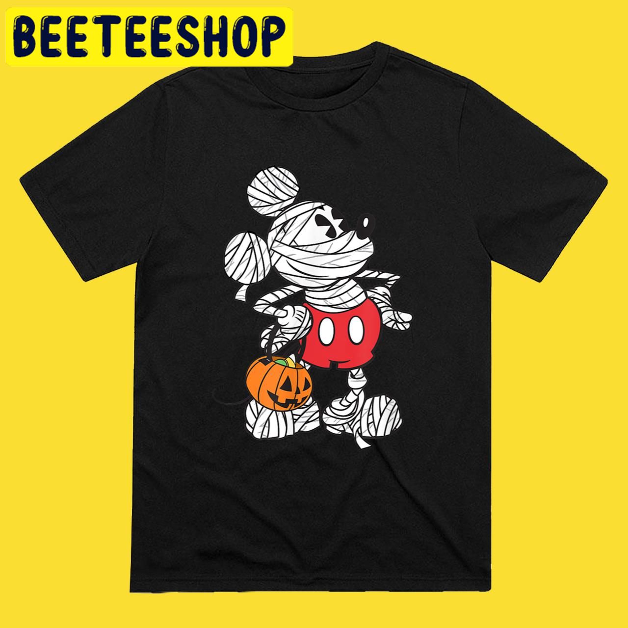 Retro Mickey Mouse Mummy Halloween Trending Unisex T-Shirt