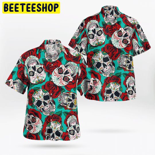 Retro Skull Trending Hawaiian Shirt