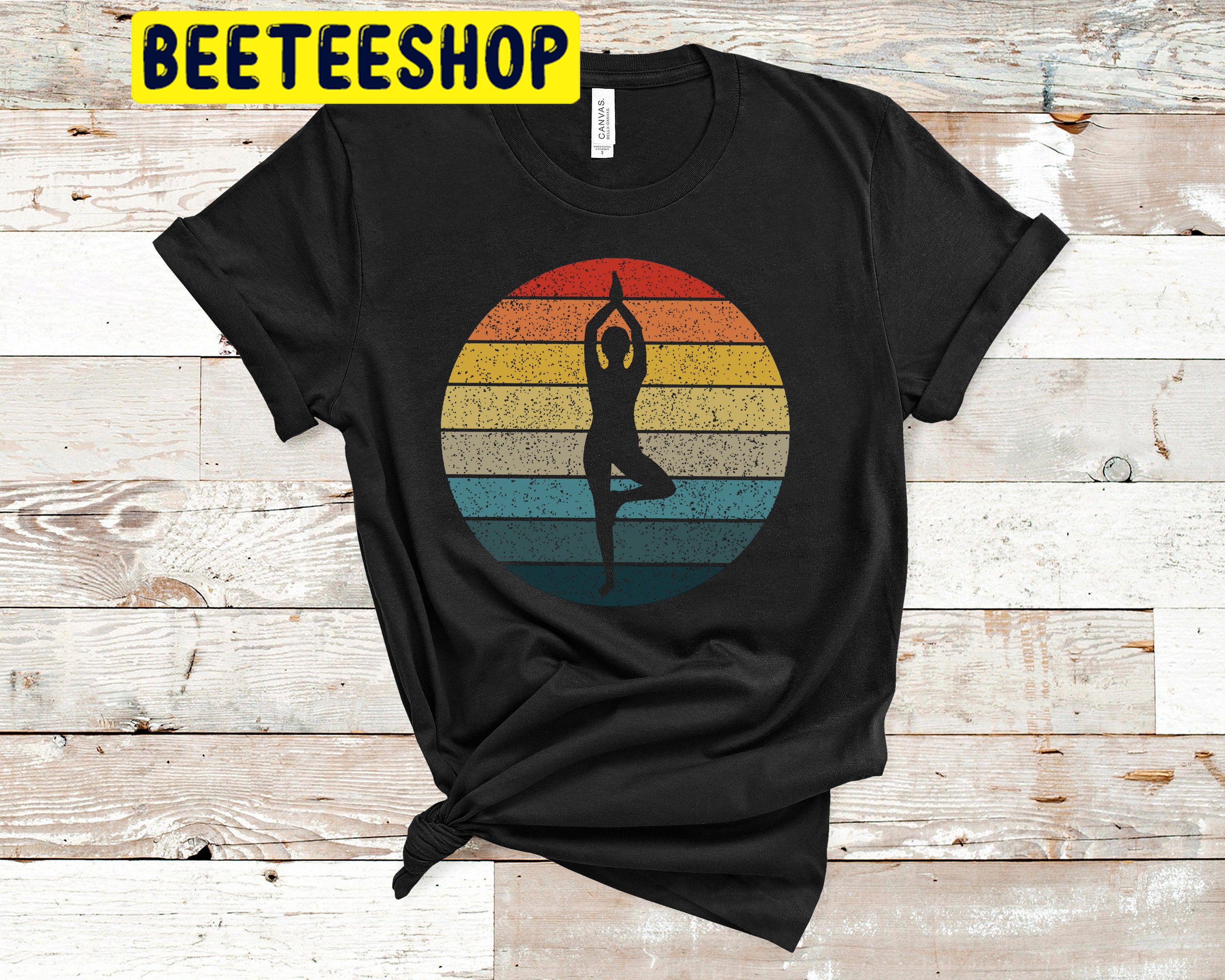 Retro Yoga Halloween Trending Unisex Shirt