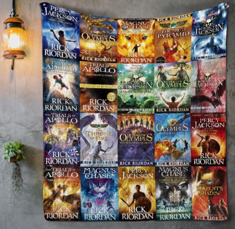 Rick Riordan Quilt Blanket