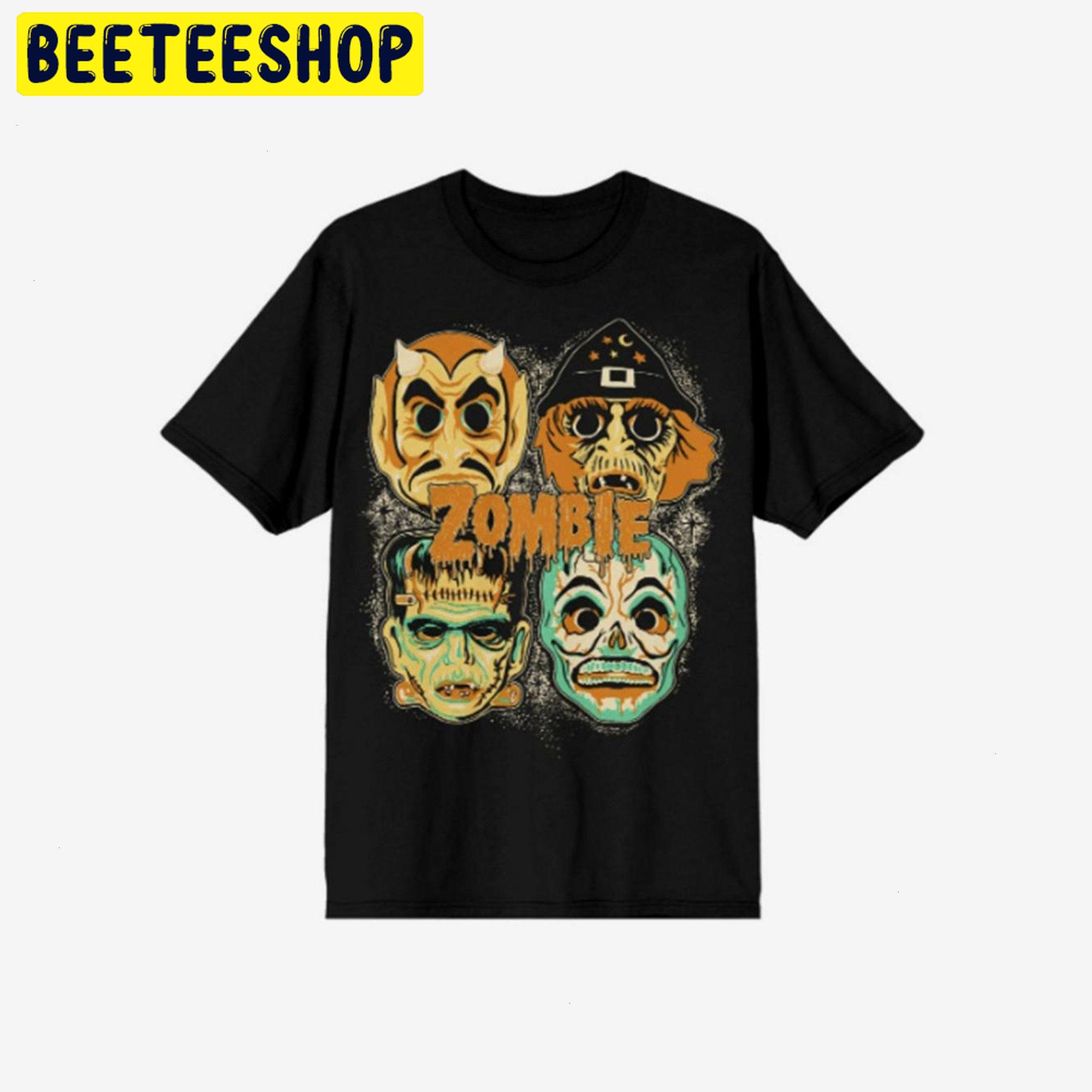 Rob Zombie Horror Masks Halloween Trending Unisex Shirt