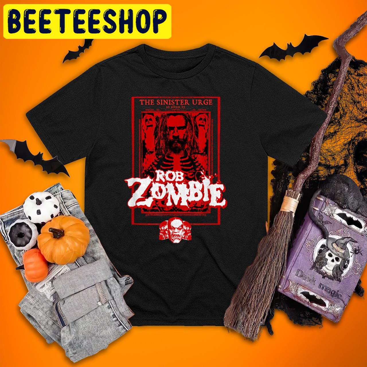 Rob Zombie Sinister Urge Movie Vintage Retro Rob Zombie Halloween Trending Unisex T-Shirt