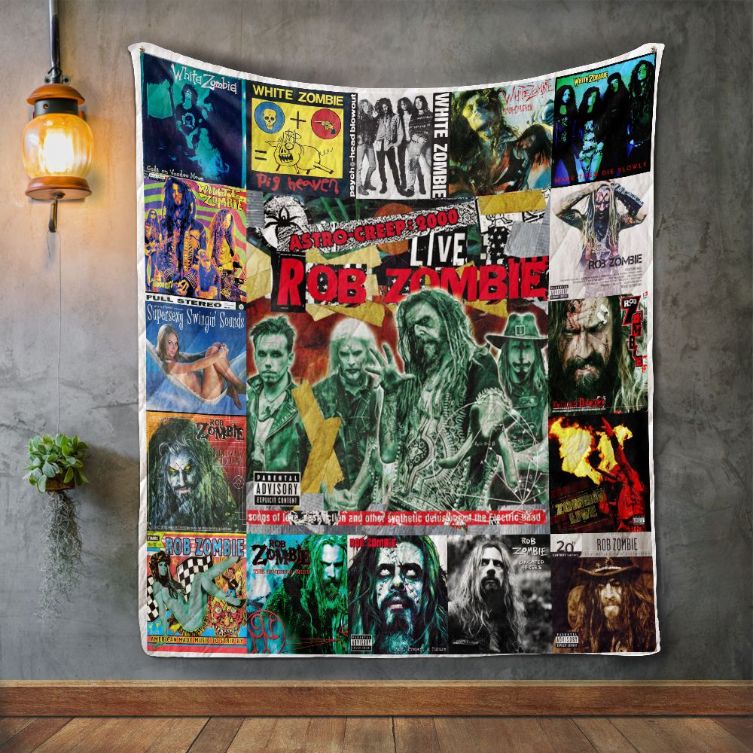 Rob Zombie Style Quilt Blanket