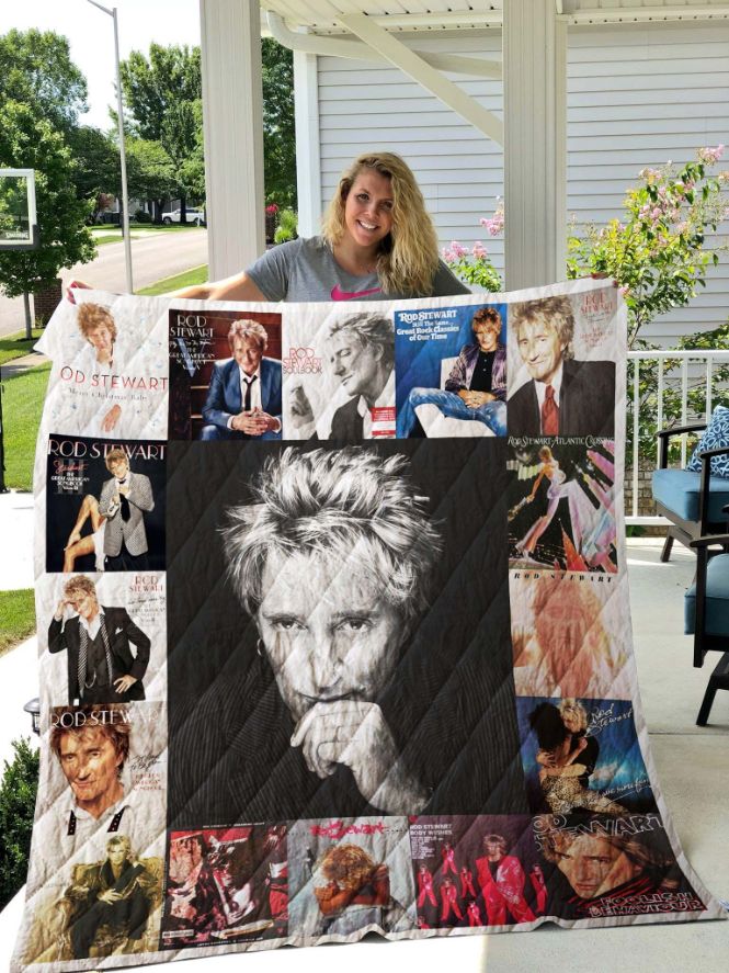 Rod Stewart Albums Quilt Blanket