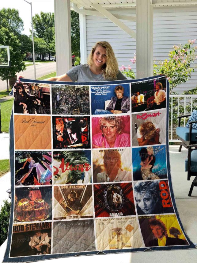 Rod Stewart Quilt Blanket