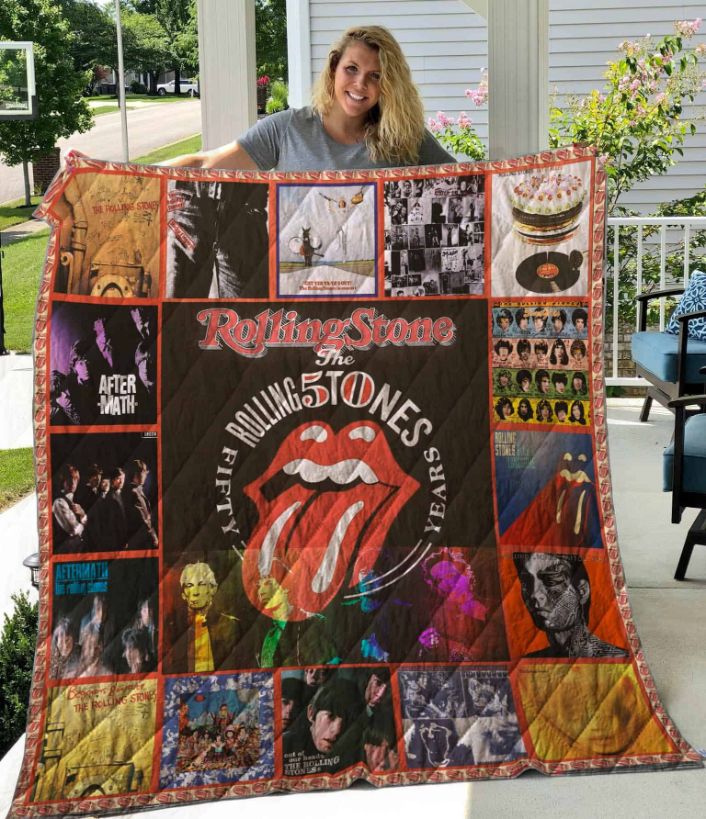 Rolling Stone 50th Anniversary Quilt Blanket