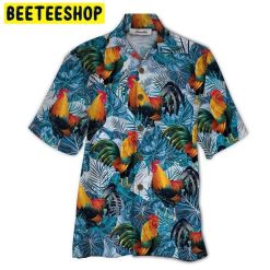Rooster 3D All Over Printed Trending Hawaiian Shirt