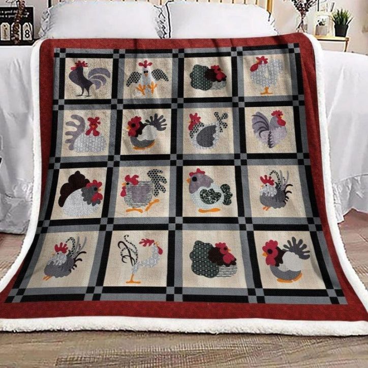 Rooster Comfy Sofa Throw Blanket