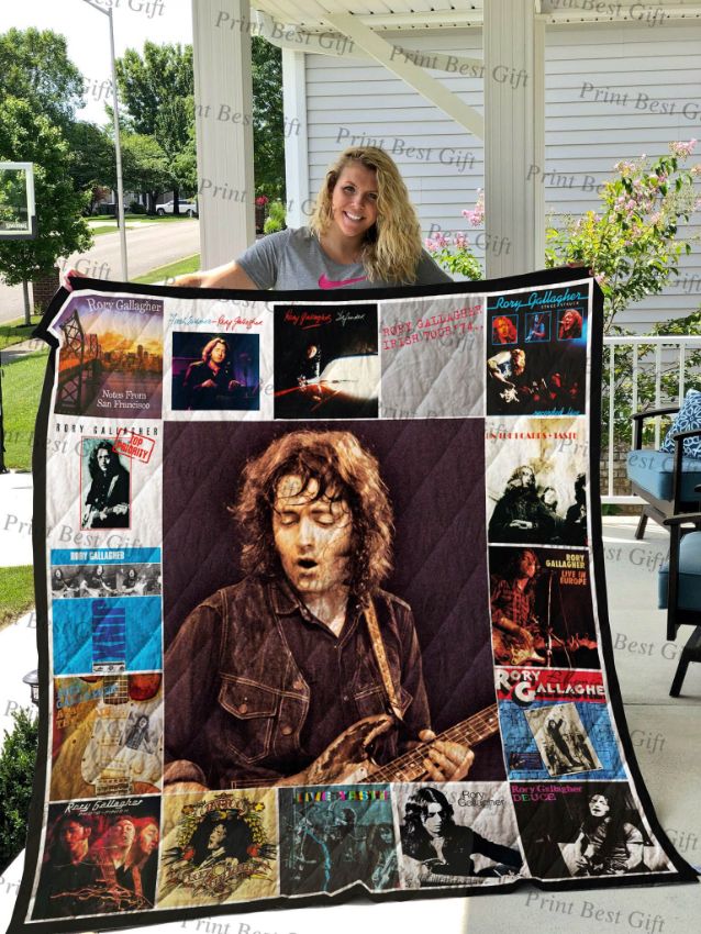 Rory Gallagher Albums Cover Poster Quilt Blanket