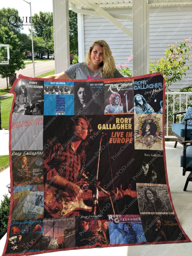 Rory Gallagher Albums Quilt Blanket