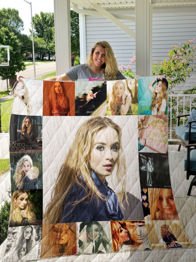 Sabrina Carpenter Quilt Blanket