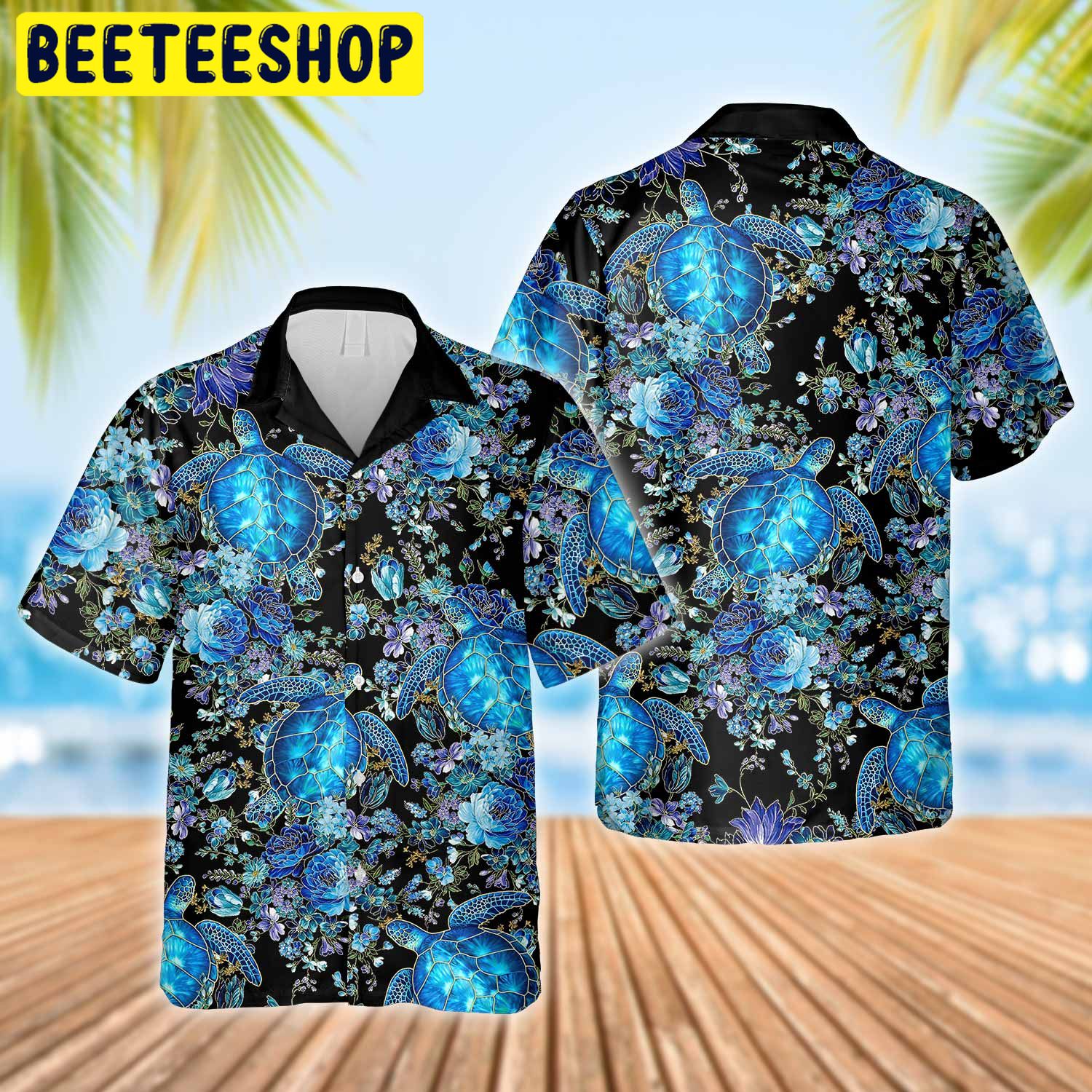 Salty Lil’ Beach – Turtle Trending Hawaiian Shirt
