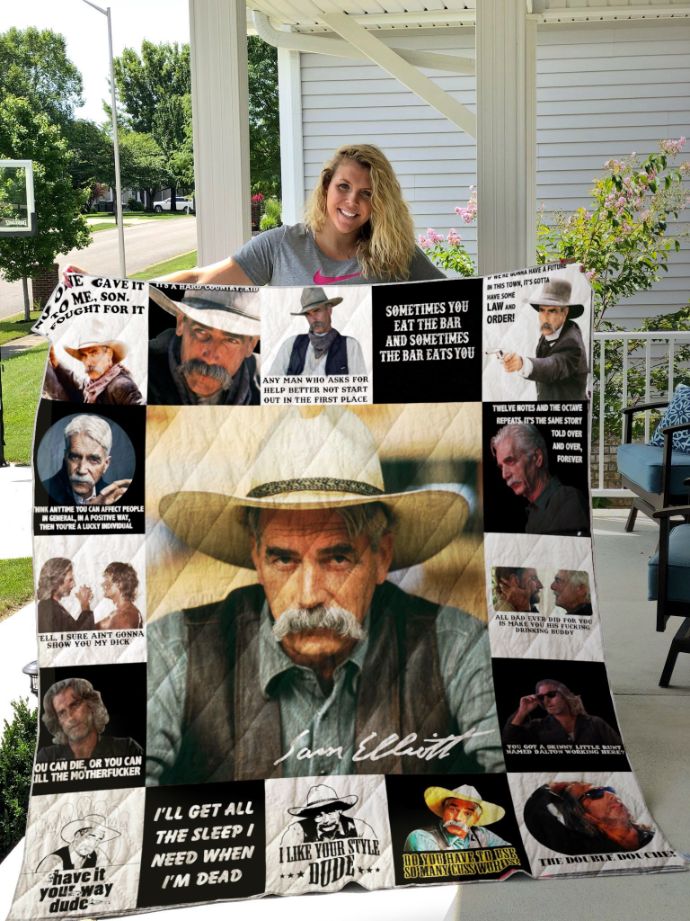 Sam Elliott Quilt Blanket