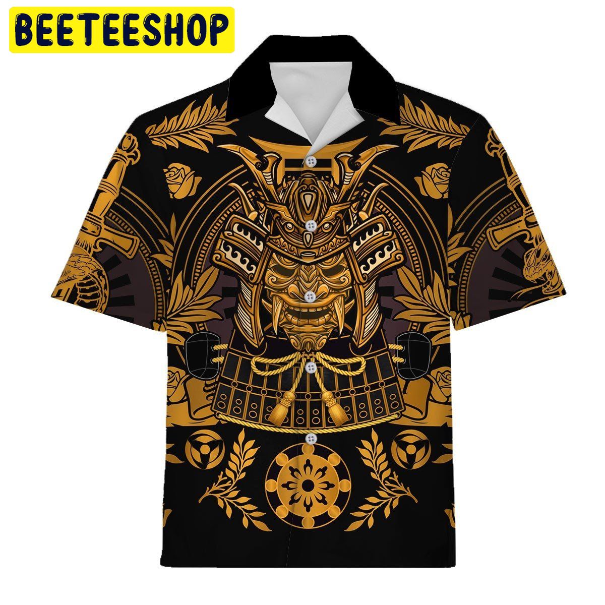Samurai 3D All Over Printed Trending Hawaiian Shirt