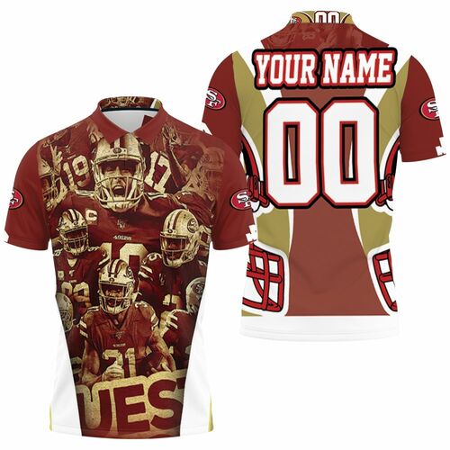 San Francisco 49ers 2021 Nfc West Division Super Bowl Personalized 3D All Over Print Polo Shirt