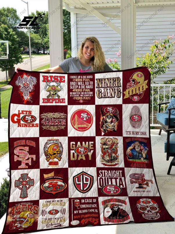 San Francisco 49ers Niner Gang Quilt Blanket Great Customized Blanket Gifts For Birthday Christmas Thanksgiving