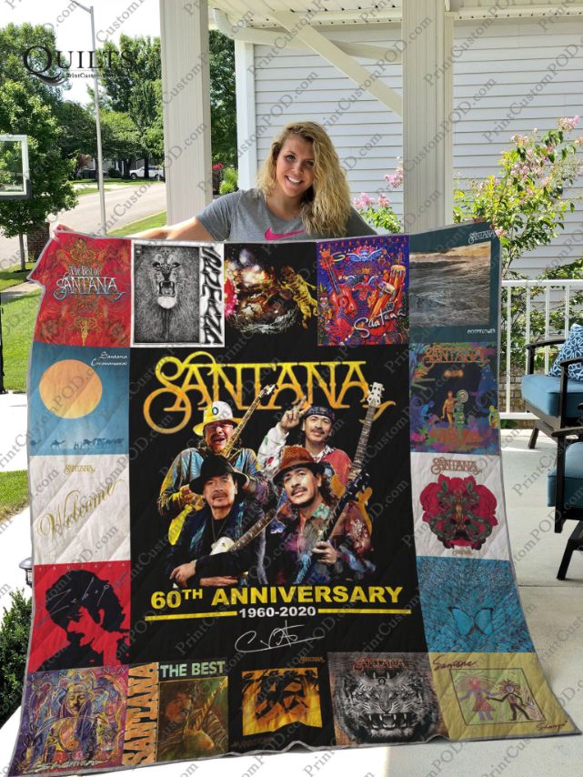 Santana Best Album Quilt Blanket