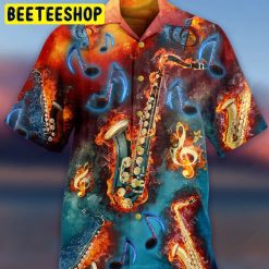 Saxophone 3D All Over Printed Trending Hawaiian Shirt