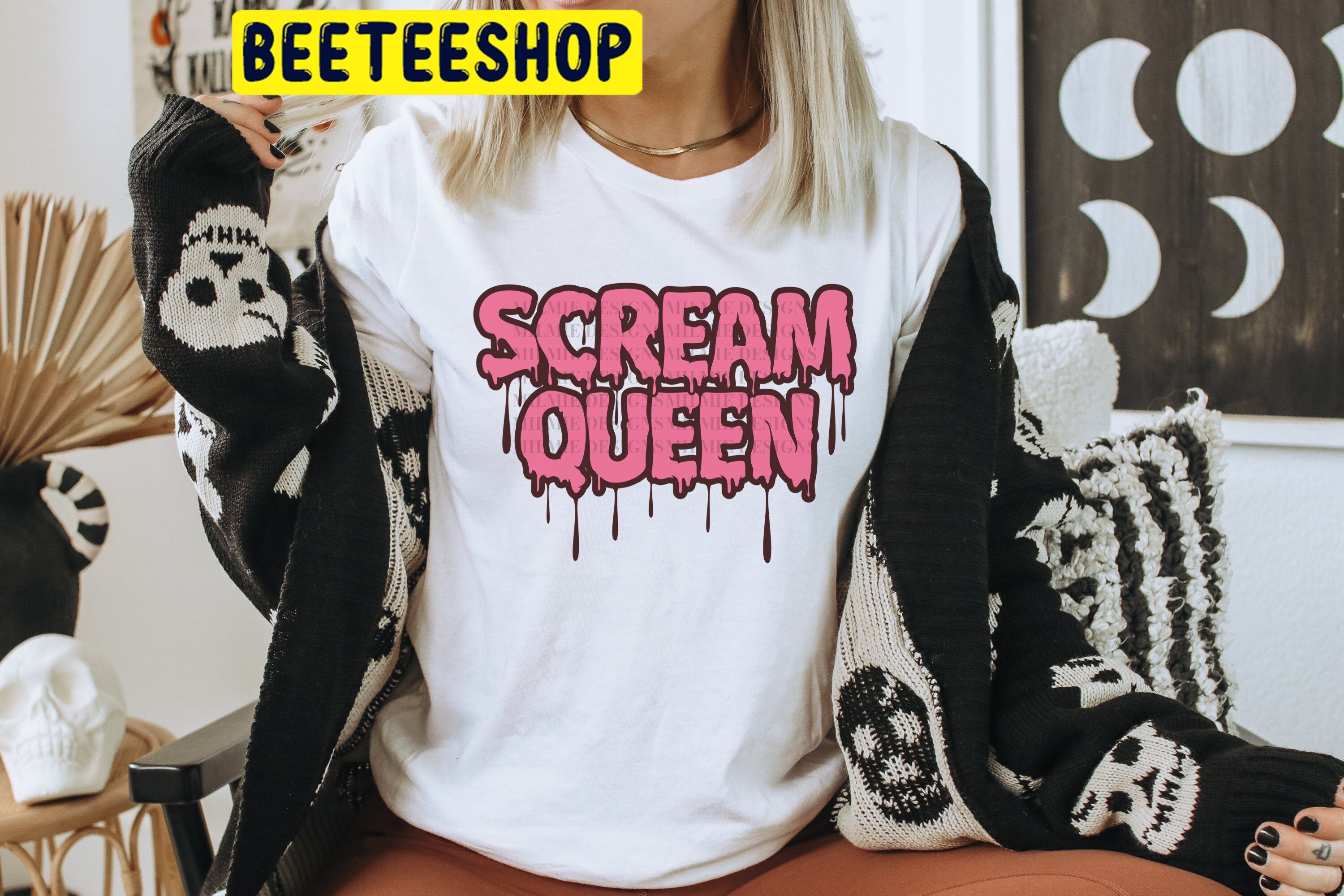 Scream Queen Halloween Trending Unisex Shirt