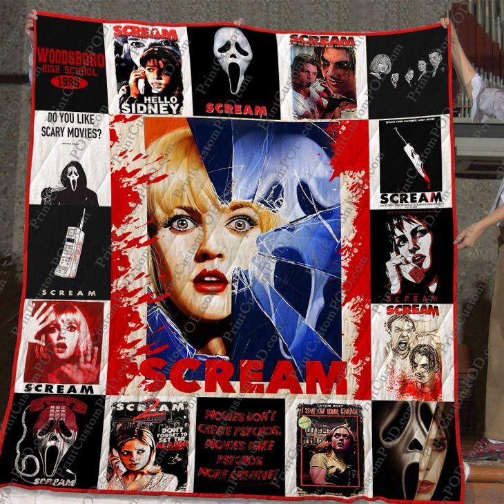 Scream Quilt Blanket