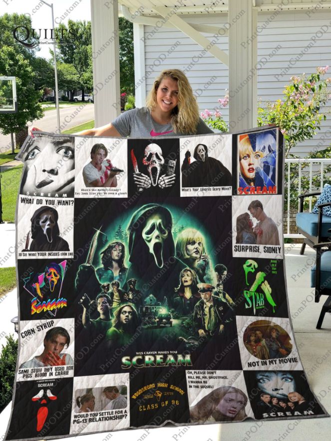 Scream Quilt Blanket