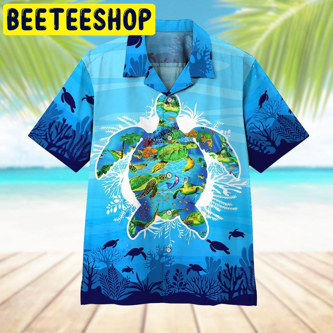 Sea Turtle Hawaiian Shirt 3359