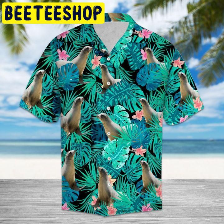 Seal Tropical Hawaiian Shirt