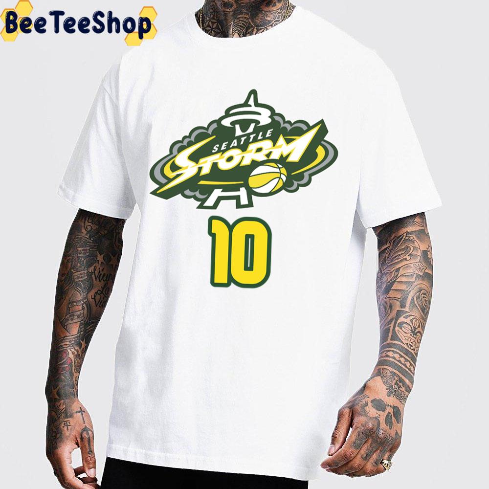 Seattle Storm 10 Sue Bird Wnba Basketball Trending Unisex T-Shirt