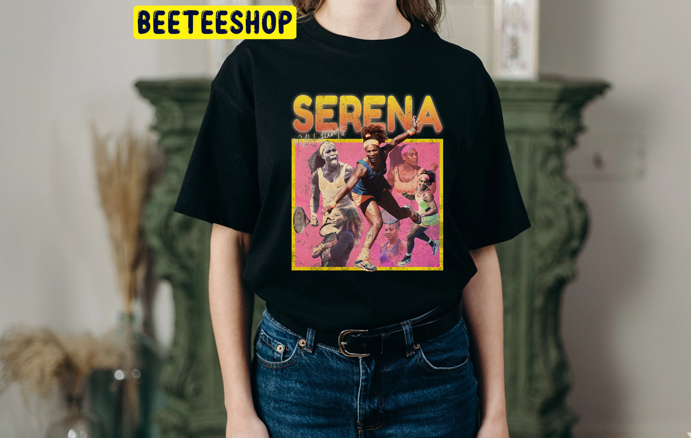 Serena Williams Tennis Player Vintage Trending Unsiex Shirt