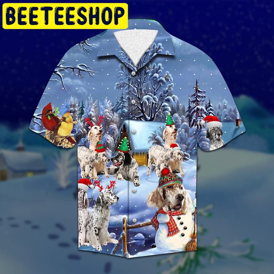 Setter Christmas Hawaiian Shirt