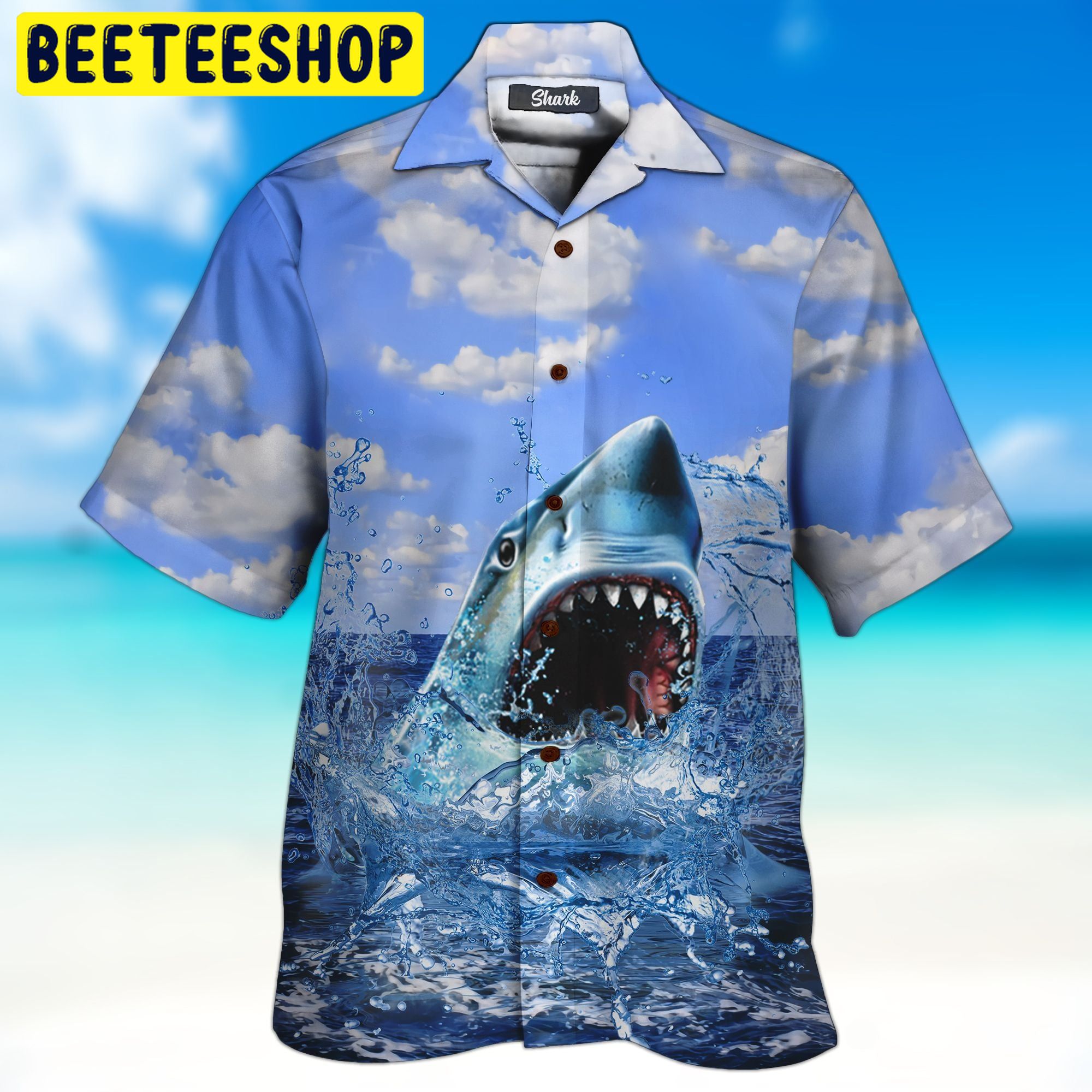 Shark 3D All Over Printed Trending Hawaiian Shirt