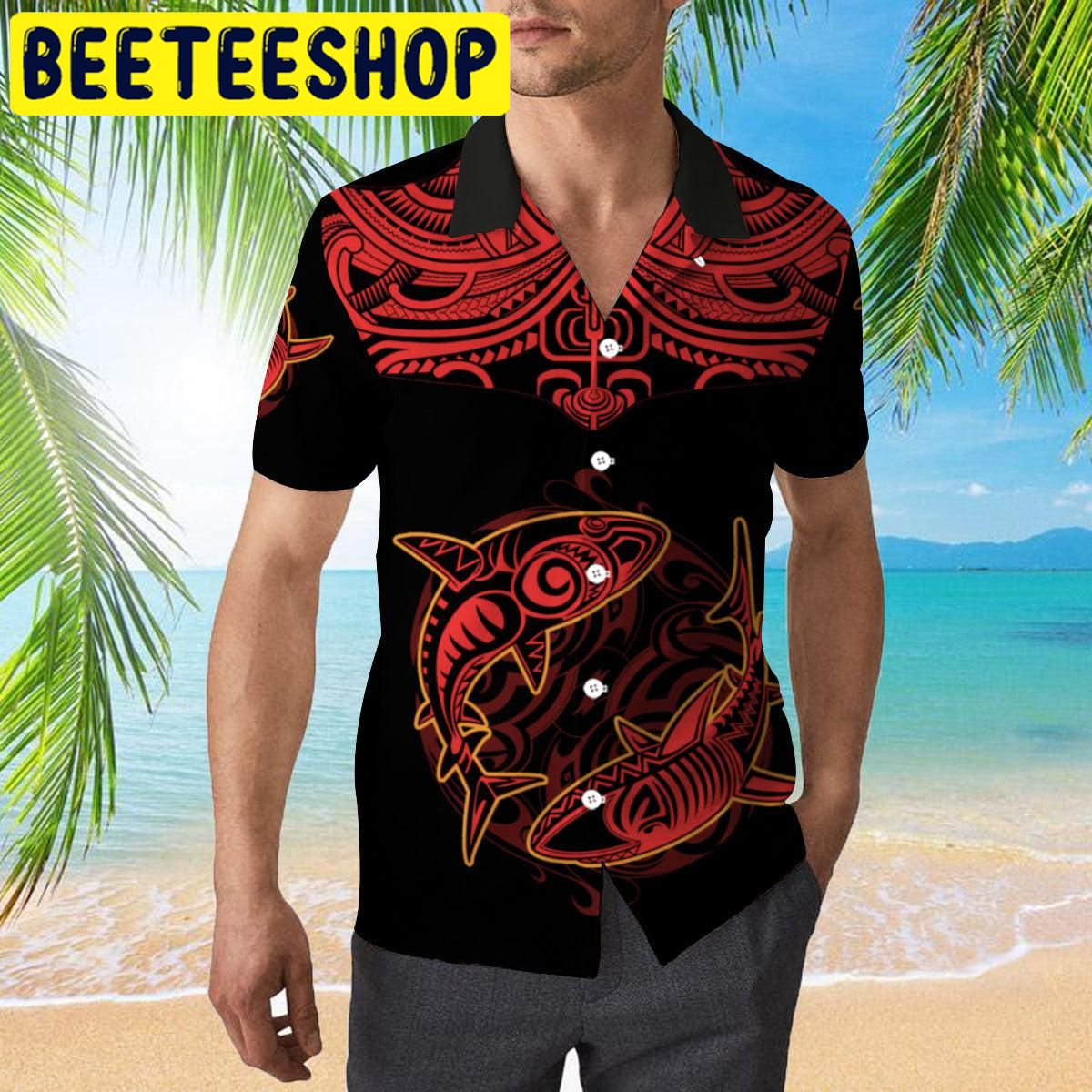 Shark Fishing Hawaiian Shirt 2359 - Beeteeshop