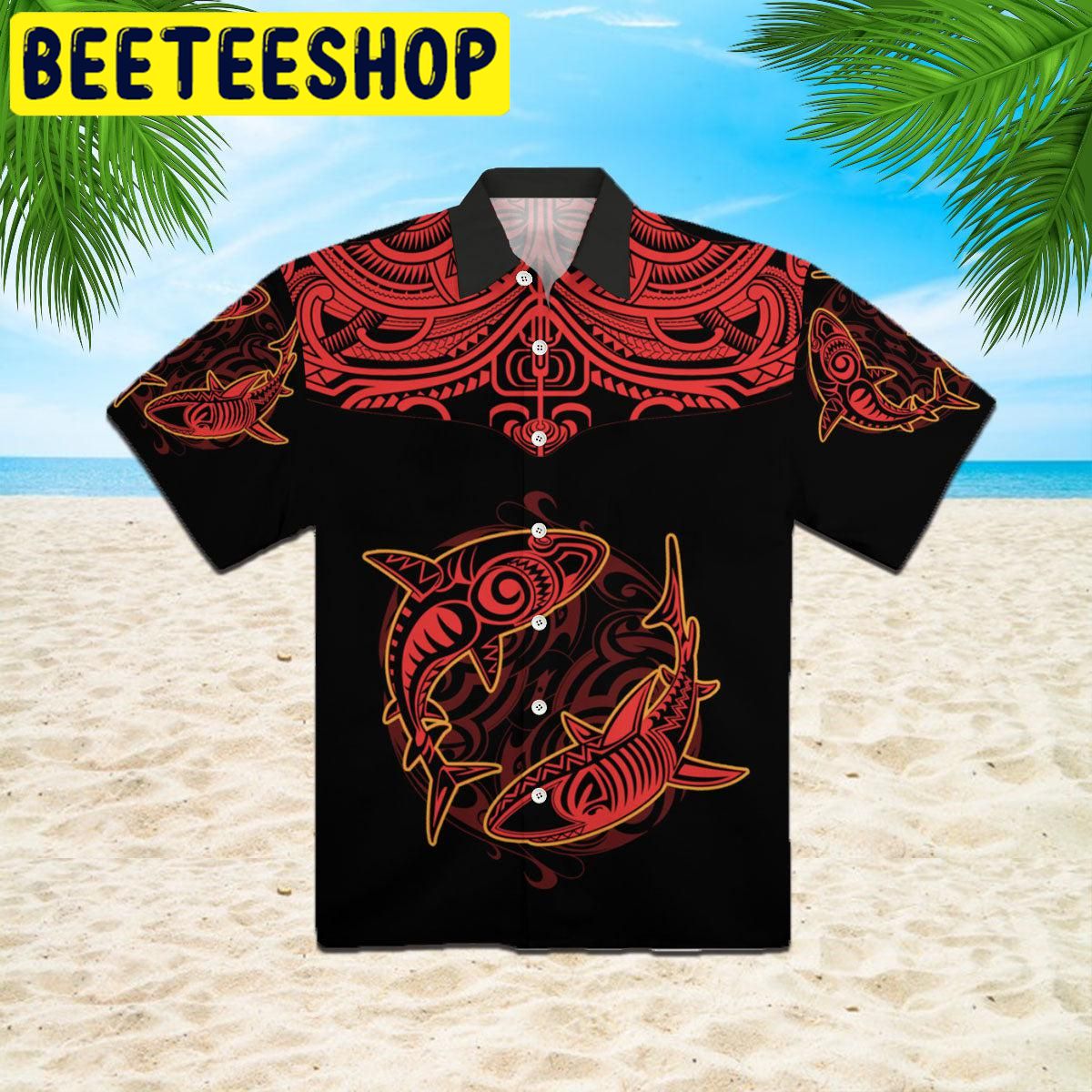 Shark Fishing Hawaiian Shirt 2359 - Beeteeshop