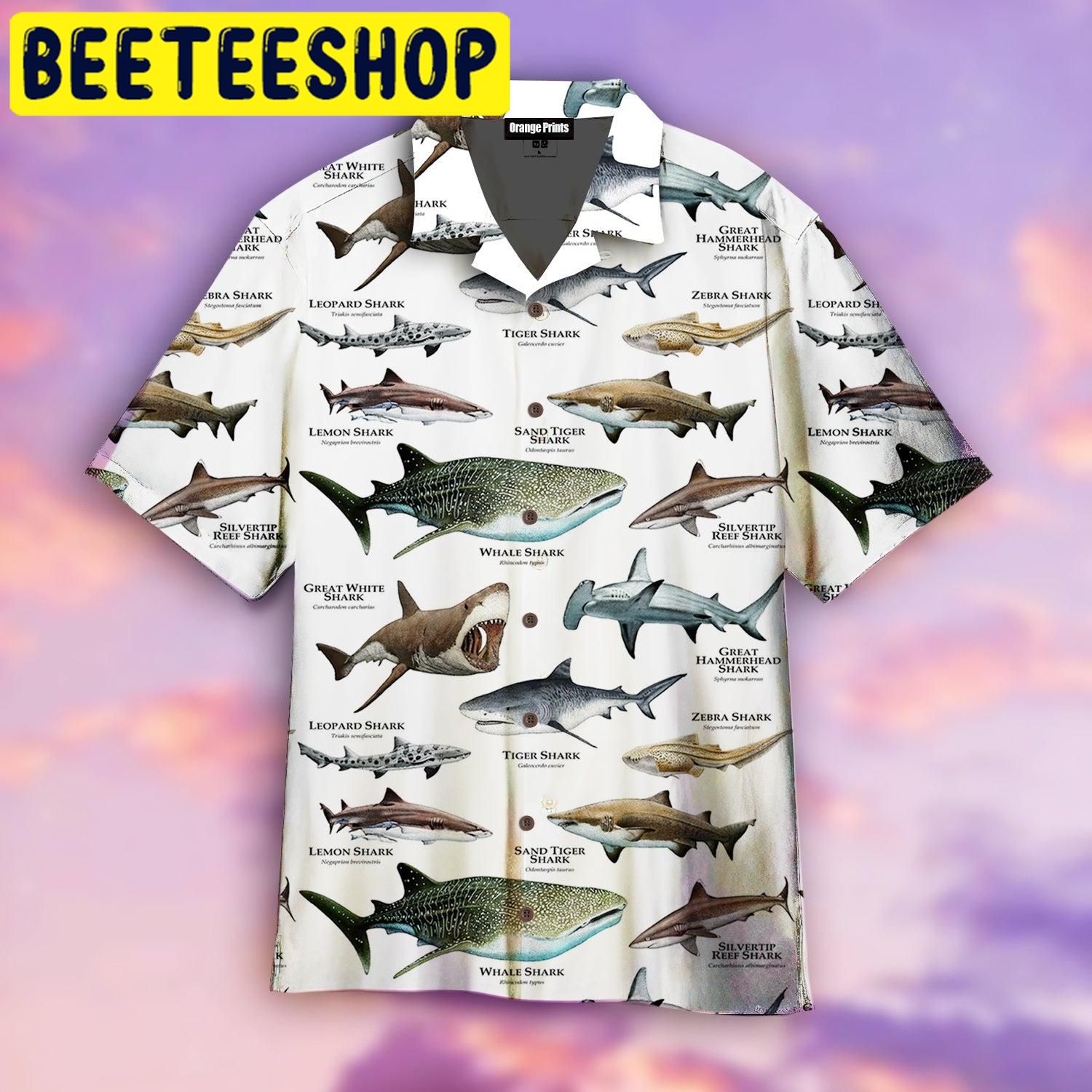 Shark Of The World Hawaiian Shirt - Beeteeshop