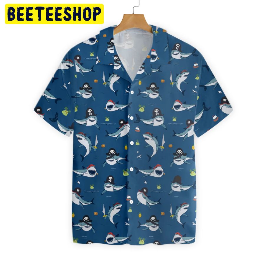 Shark Pirates Trending Hawaiian Shirt