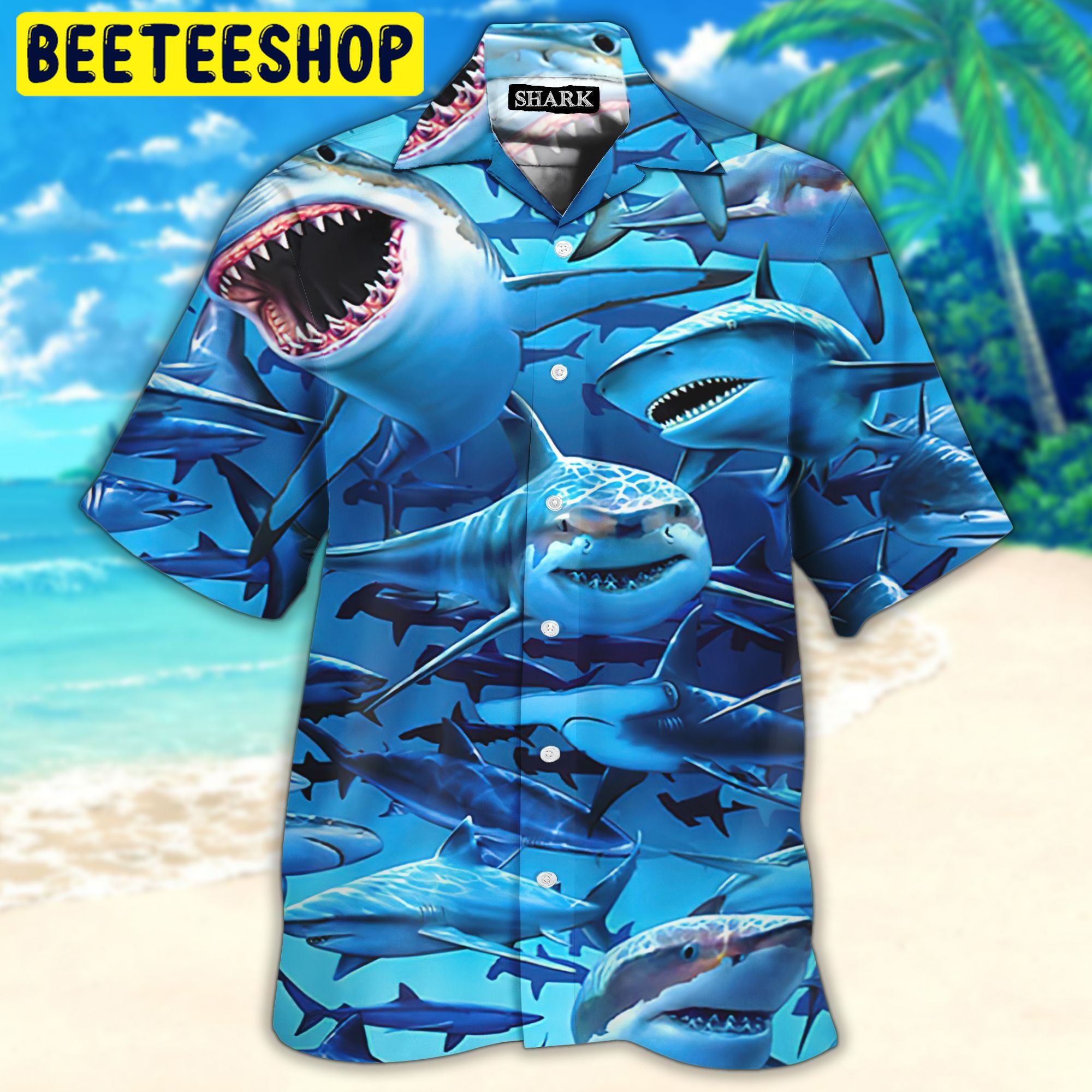 Shark Tank 3D All Over Printed Trending Hawaiian Shirt