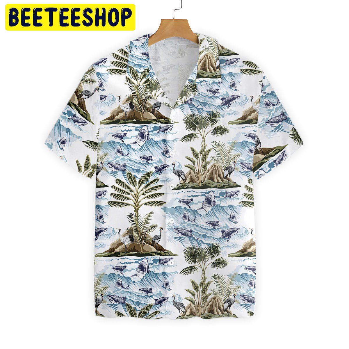 Shark Tropical Trending Hawaiian Shirt