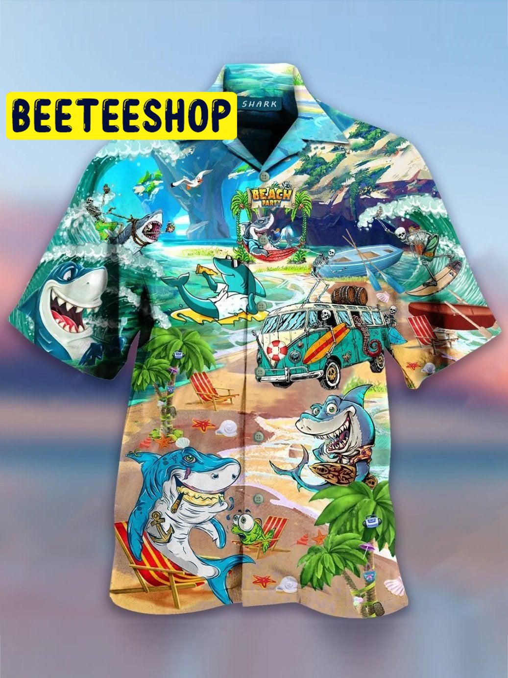 Sharks Hawaiian Shirt