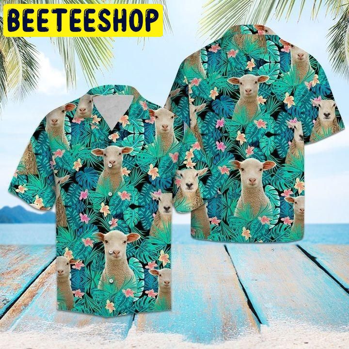 Sheep Tropical Hawaiian Shirt