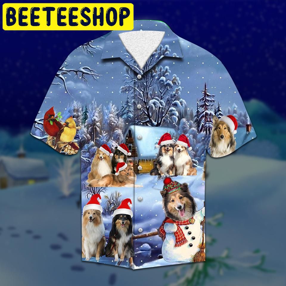 Shelties Christmas Hawaiian Shirt