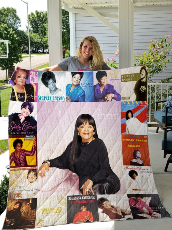 Shirley Caesar Albums Quilt Blanket