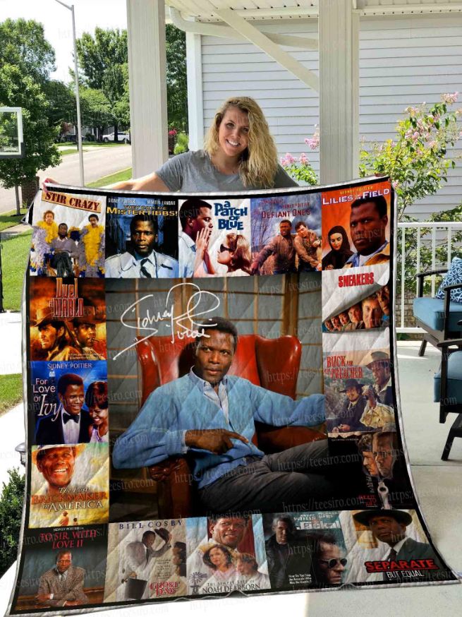 Sidney Poitier Quilt Blanket