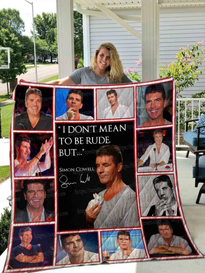 Simon Cowell Quilt Blanket